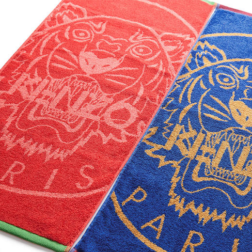 KMJ-006 KENZO虎头提花毛巾二件套 商品图2