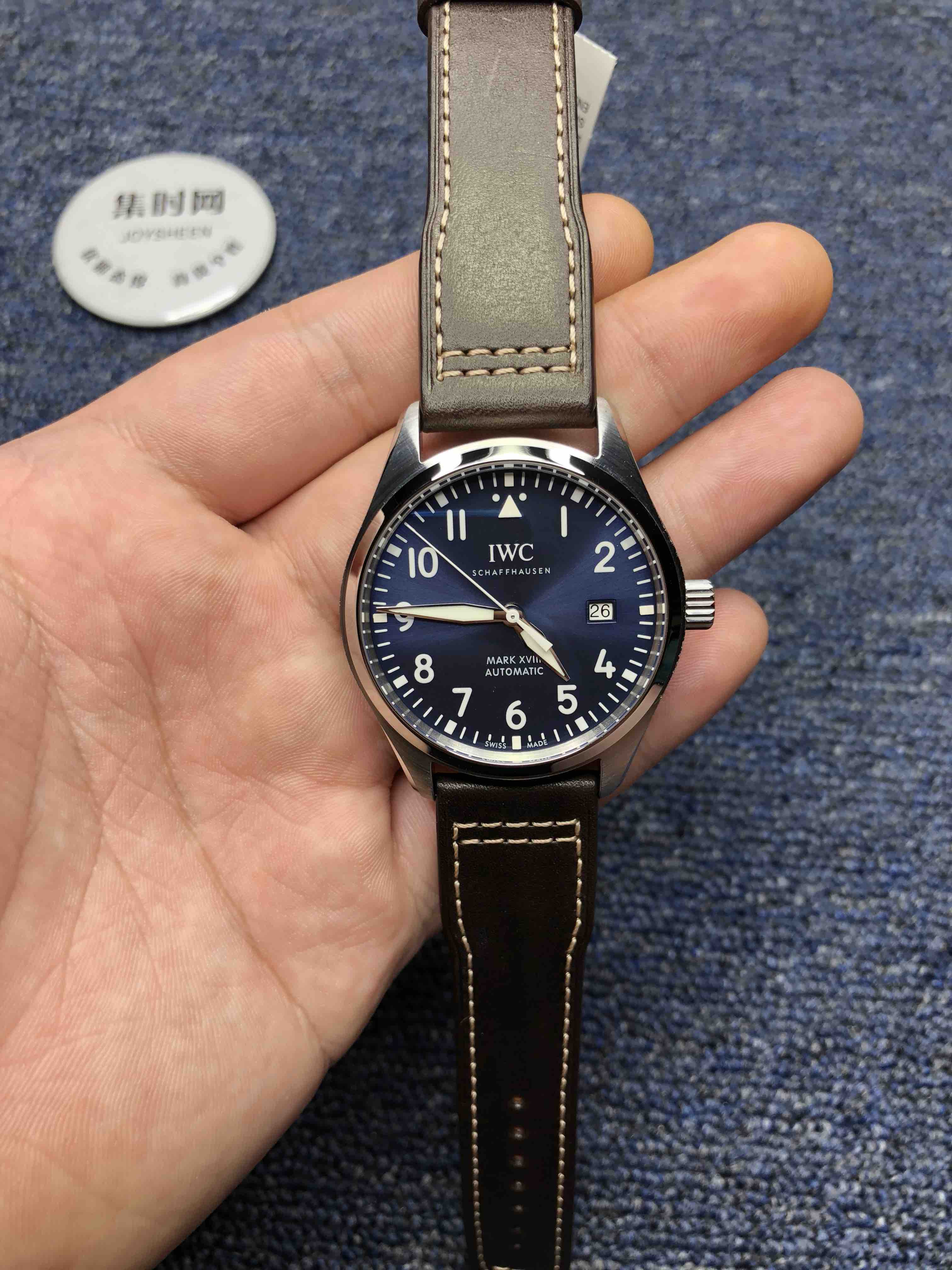 万国马克十八飞行员传承系列iw327006腕表隆重登场简单商务的设计之下