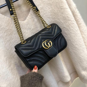 包包女小黑包韩版女包箱包链条斜挎包