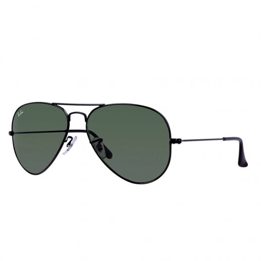 RAY BAN雷朋通用飞行员系列经典墨绿色玻璃镜片黑色金属框飞行员形墨镜 蛤蟆镜 太阳镜 RB3025 L2823JPY带授权招加盟代理