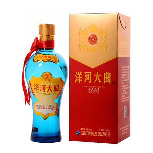 洋河大曲新天蓝浓香型白酒46度500m 商品图0