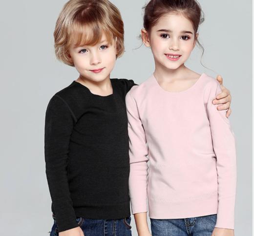 竹纤维儿童德绒蚕丝保暖衣0836 商品图0