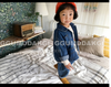 韩国东大门潮牌童装  GGUMDDAKGI 新品青瓷牛仔童装上衣外套 黑色  深色牛仔  2XLJPY带授权招加盟代理 商品缩略图3