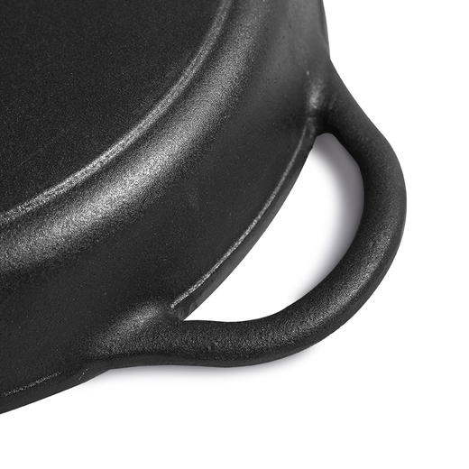 【品牌直发】铸味 | 26CM平底牛排煎锅 铸铁锅平底锅 烤盘珐琅不易粘锅 家用炒锅煎锅 商品图6