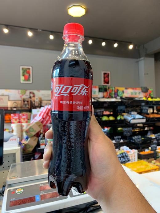 可口可乐含糖可乐500mlpet瓶装饮料