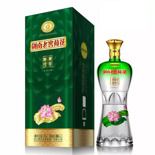 剑南老窖 荷花浓香型白酒52度500ml 商品图0