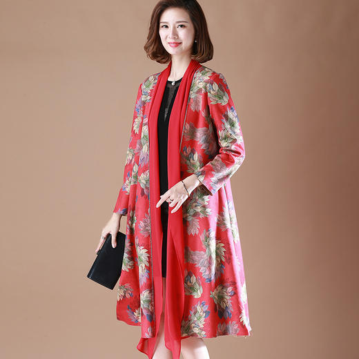 XX  洋气高贵长袖风衣大码爆款多色可选鹿皮绒外套 商品图7