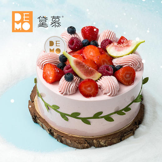 绯红·草莓奶油水果蛋糕｜Strawberry Cream Fruit Cake 商品图0