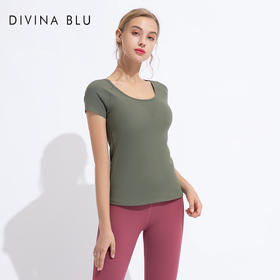 迪唯纳瑜伽短袖【威尼斯短袖08】（售后说明：收货15天内支持调换货）