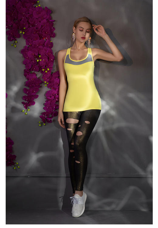 迪唯纳瑜伽（破洞裤）长裤【热那亚长裤16】（售后说明：收货15天内支持调换货） 商品图2