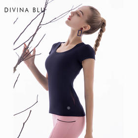 迪唯纳瑜伽短袖【热那亚短袖07】（售后说明：收货15天内支持调换货）