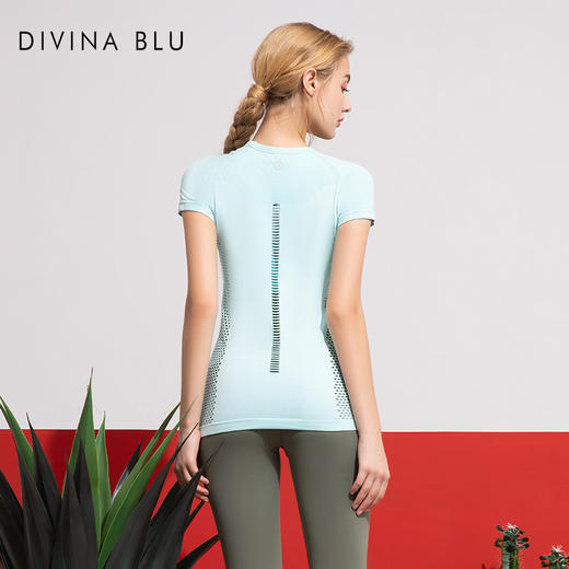 迪唯纳瑜伽短袖【佛罗伦萨20】（无胸垫）（售后说明：收货15天内支持调换货） 商品图1