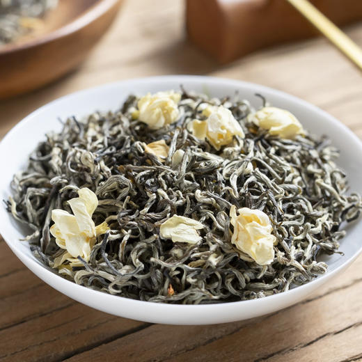 裕立正品碧潭飘雪茉莉花茶绿茶叶罐装礼盒400g