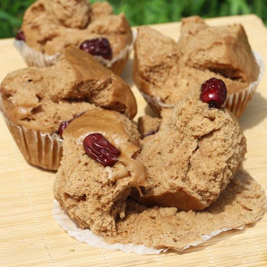 【手工特色主食】戗面红枣馒头红枣糕  加热即食 枣香浓郁 400g 商品图2