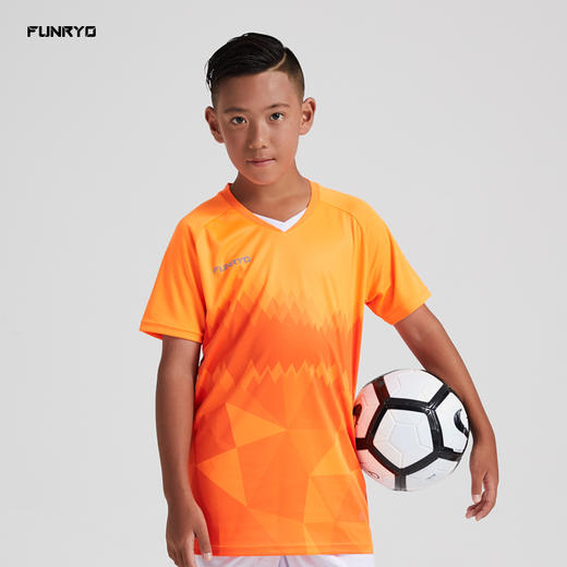 【特价】FUNRYO蜂锐青少年款钻石短袖足球比赛服1923201 商品图1