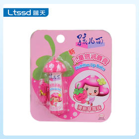 孩儿面儿童倍润唇膏.草莓味3.5g（30158221）【30158221】