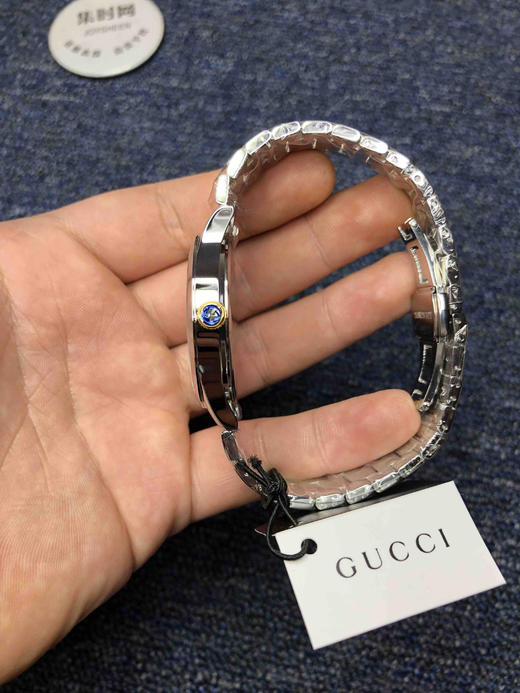 2019最新款 古驰Gucci 全钢G-timeless系列 猫头 经典三珠带女表 不锈精钢表带，进口石英机芯 表盘直径38mm 商品图4