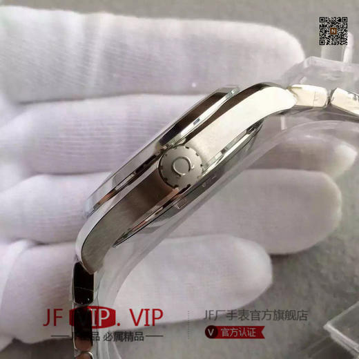 XF欧米茄海马美国队长限量版机械男表，白蓝红战盾，定制原装8500机械机芯，蓝宝石镜面，白银表盘+蓝色时分针+红色logo完美搭配，尺寸41mm*13mm，自动机械机芯，男士手表，精钢表带，透底 商品图3