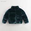 【科学】马克珍妮冬装儿童女童丝绒保暖羽绒服 宝宝羽绒外套92263 商品缩略图0
