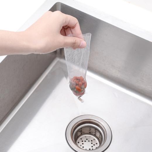 厨房水槽过滤网水池漏网 浴室下水道排水口防堵地漏100只装 商品图3