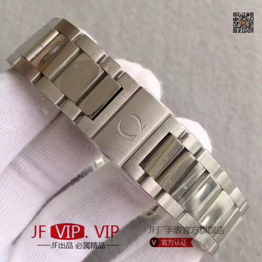 XF欧米茄海马美国队长限量版机械男表，白蓝红战盾，定制原装8500机械机芯，蓝宝石镜面，白银表盘+蓝色时分针+红色logo完美搭配，尺寸41mm*13mm，自动机械机芯，男士手表，精钢表带，透底 商品图6