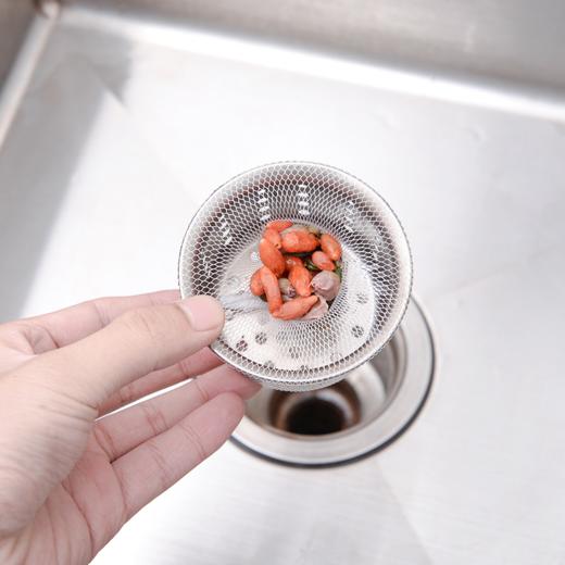 厨房水槽过滤网水池漏网 浴室下水道排水口防堵地漏100只装 商品图2