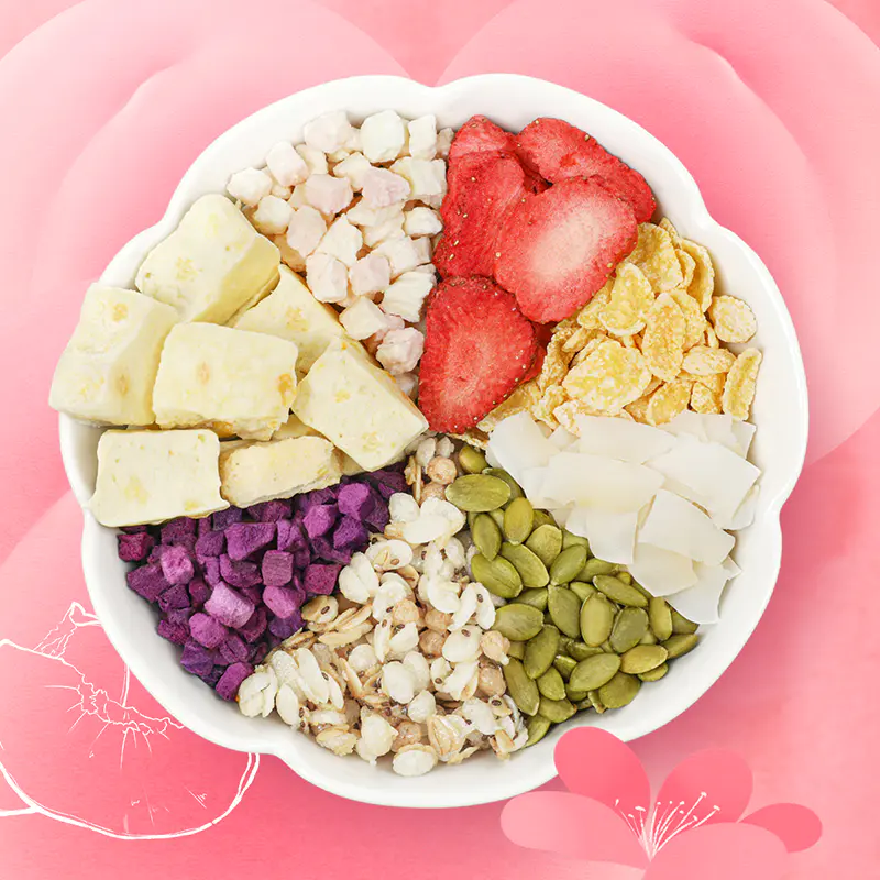 关晓彤代言 好麦多奇亚籽谷物麦片300g酸奶水果 酸奶柚柚 芝芝可可 水果莓莓 脆肉松海苔 酸奶桃桃特调燕麦基底干吃更好吃 2袋装