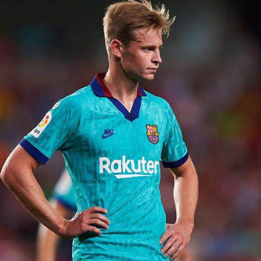 NIKE/耐克 FCB  19-20赛季巴萨第二客场球衣球迷版第三比赛服 商品图0