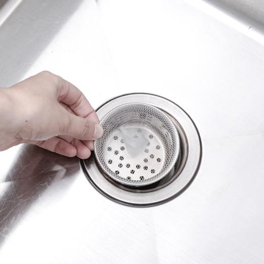 厨房水槽过滤网水池漏网 浴室下水道排水口防堵地漏100只装 商品图4
