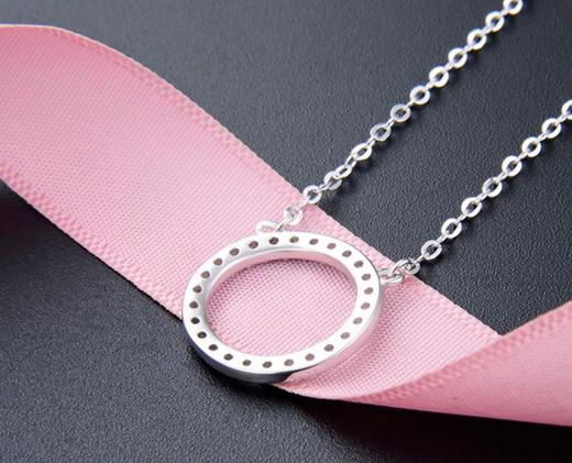 【首饰】s925纯银锁骨项链吊坠套链 商品图2