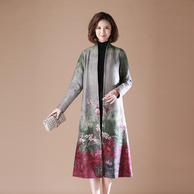 XX-洋气高贵长袖风衣大码爆款多色可选鹿皮绒外套 商品图4