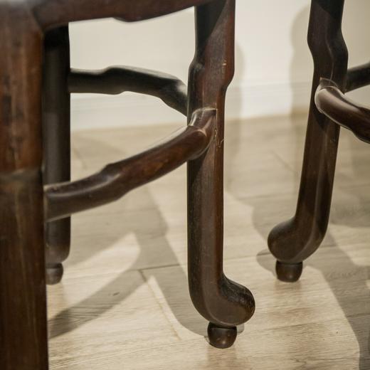 清 红木椭圆形凳（一套四件） 商品图5