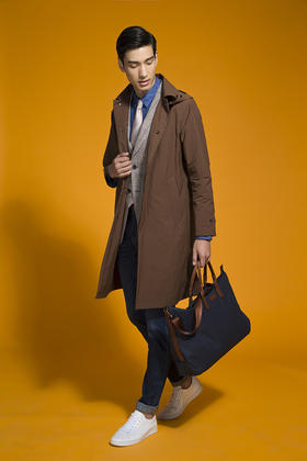 callisto太妃色防水风衣锦纶  SOFES002OR