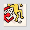 棉印花小方巾（Keith Haring街头绘画艺术家作品） 商品缩略图4