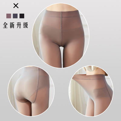 网红空姐灰 逼真假透肉不勾丝 一体打底连裤袜 光腿神器春秋外穿【2条装】 RZ188 商品图4