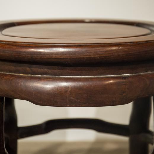 清 红木椭圆形凳（一套四件） 商品图2