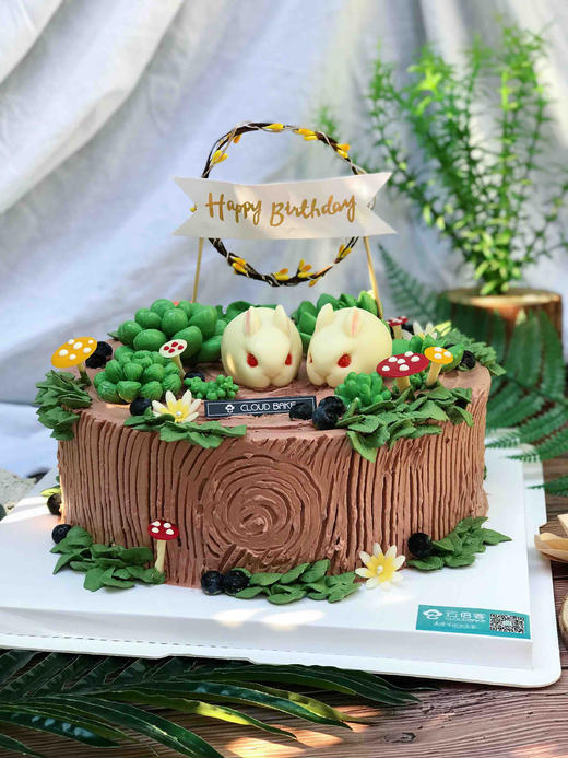 森系场景蛋糕小兔子款 商品图5