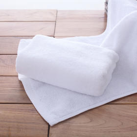 孚日洁玉纯白色加厚毛巾纯棉3条装成人酒店毛巾男女家用洗脸毛巾洁面巾