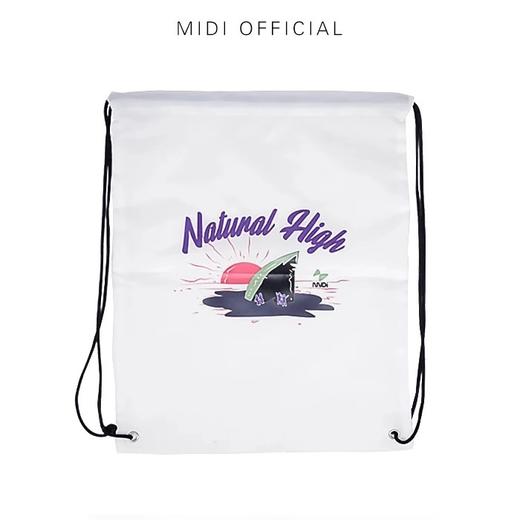 迷笛白色款抽绳背包 商品图0