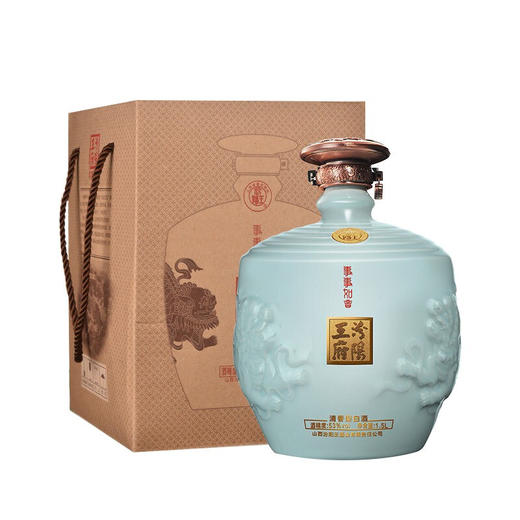汾阳王53°事事如意青釉大坛1500ml三斤装清香型白酒礼盒装 商品图1