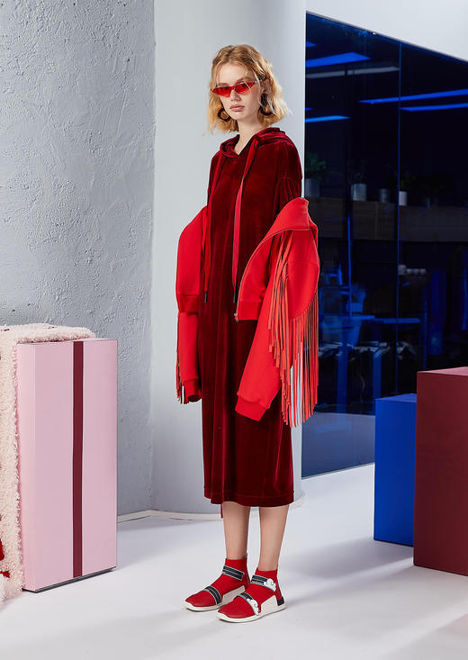 长袖连衣裙 商品图2