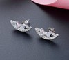 【首饰】 s925纯银流行耳钉 女生镶锆石 商品缩略图0