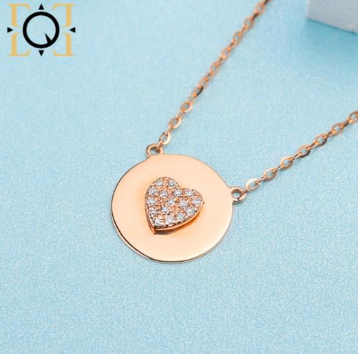 【美妆饰品】钻石心形项链 商品图1