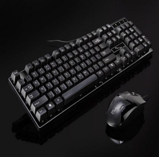 【键鼠套装】追光豹Q17UU办公家用笔记本电脑USB键盘USB鼠标 商品图2