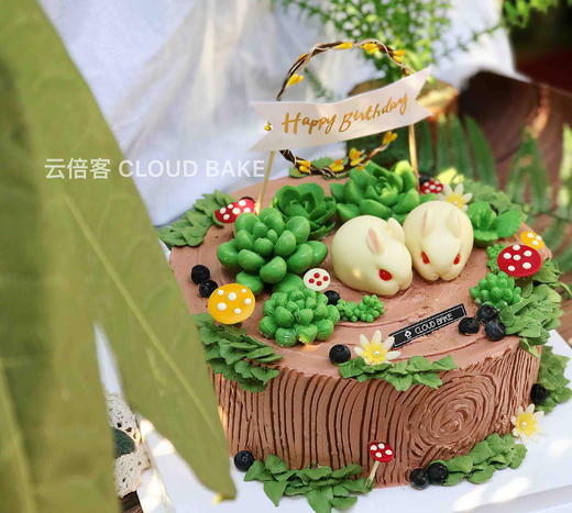 森系场景蛋糕小兔子款 商品图6