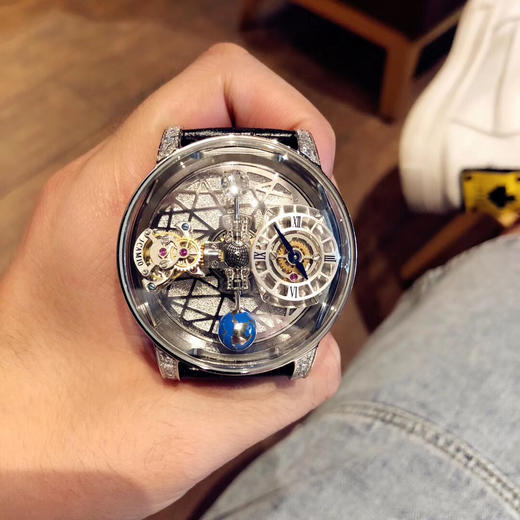 捷克豹 【epic x chrono】 系列球体 星空盘 大表盘石英机芯艺术系