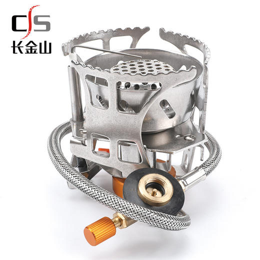 户外防风炉便携野炊炉头户外装备之分体气炉自带电子打火 商品图2