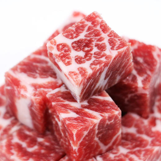 M7-8和牛2包装雪花牛肉粒250g 红白相间 鲜嫩多汁 商品图2