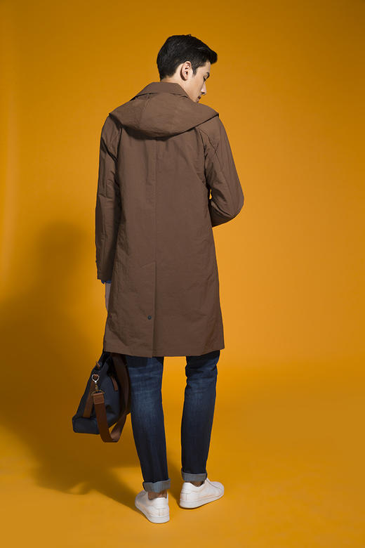 callisto太妃色防水风衣锦纶  SOFES002OR 商品图3