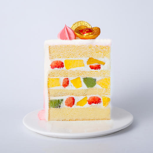 三福临门-笑看今朝添百福-2磅【生日蛋糕】 商品图3
